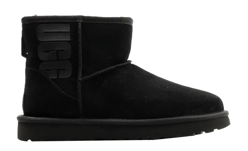 Giày UGG Classic Rubber Logo Snow Boots 'Black' 1108231-BLK