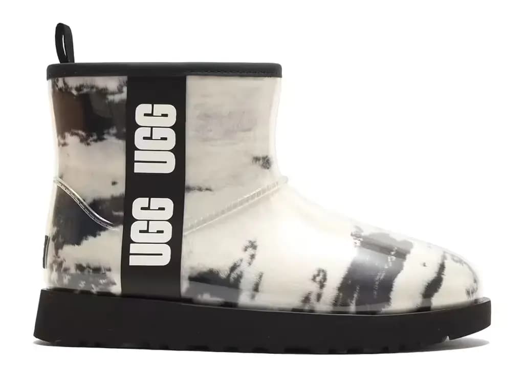 Giày UGG Classic Clear Mini Marble 'Black White' 1120778-BLK