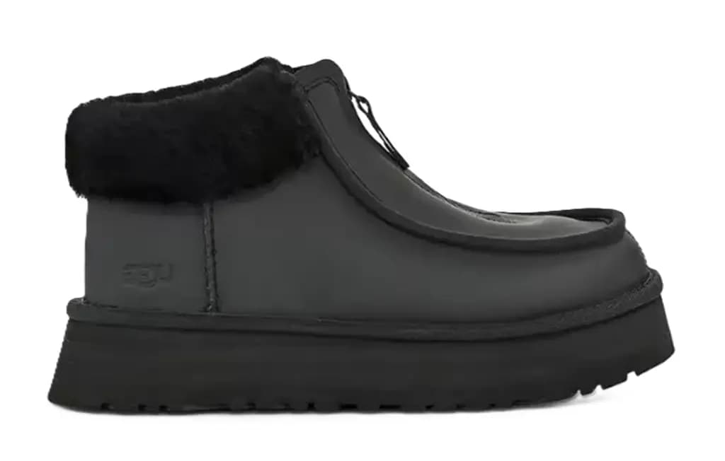 Giày UGG Funket Matte Leather Boots 'Black' 1120877-UMBL