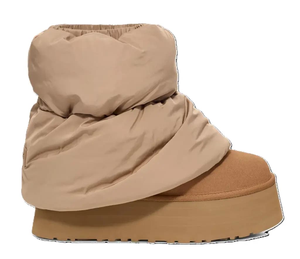 Giày UGG Classic Dipper Puffer 'Amphora Chestnut' 1158275-AHS