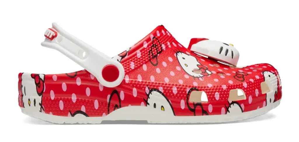 Dép Crocs Classic Clog x Hello Kitty 'Red Polka Dots' 210575-90H