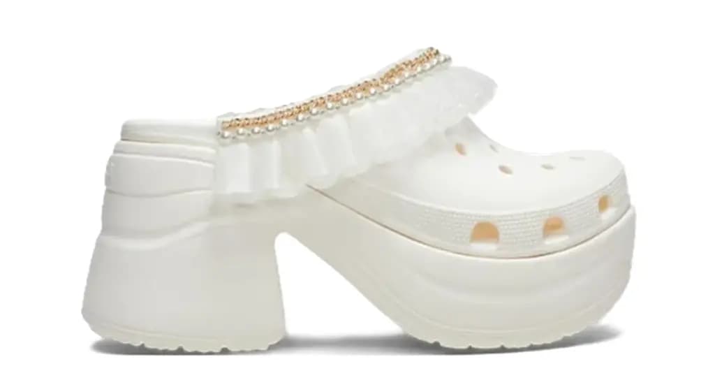 Dép Crocs Siren Classic Clogs 'White' 210689-0WV