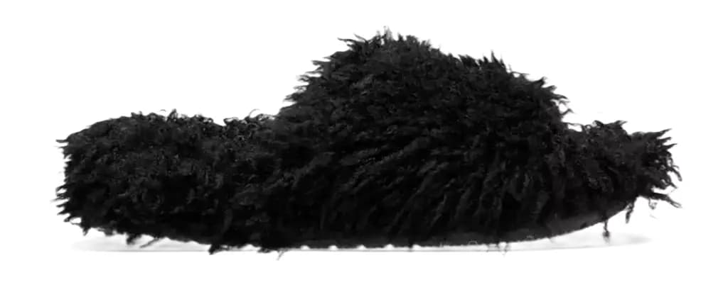 Dép Crocs Classic Shaggy Fur Slide 'Black' 210912-001