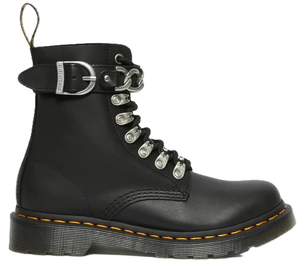 Giày Dr.Martens 1460 Pascal Chain Leather Lace Up 'Black' 27266001