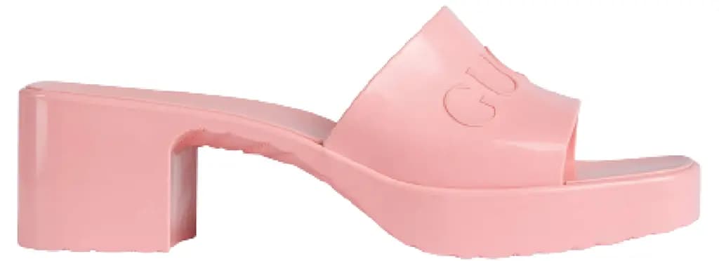 Dép Gucci Rubber Slide 'Pink' 624730-J8700-5815