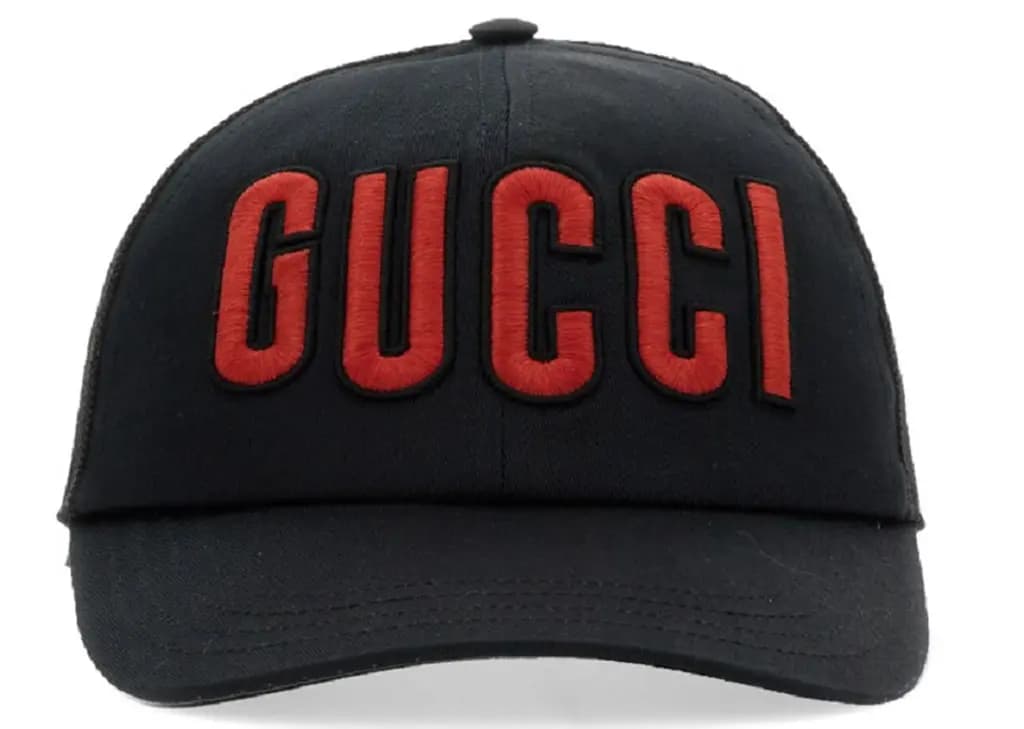 Mũ Gucci Cotton BaseballLogo Patch 'Black' 701324-4HAOY1060