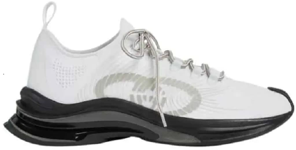 Giày Gucci Run Sneaker 'Black White' 714658-USM10-8475
