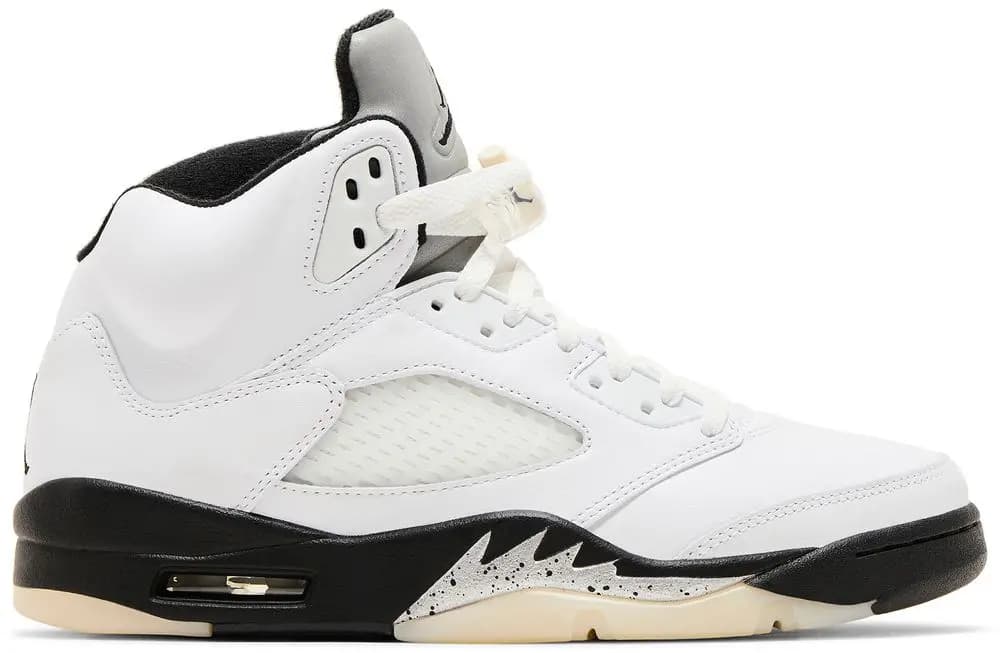 Giày Nike Air Jordan 5 Retro 'White Black' DD0587-110