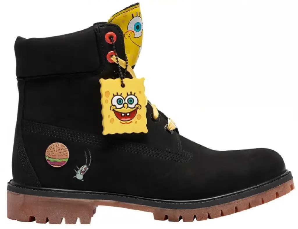 Giày Timberland 6 x SpongeBob SquarePants 'Black' A22TF001