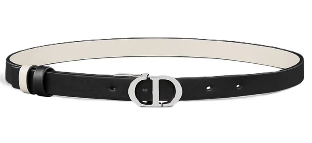 Thắt Lưng Dior 30 Montaigne Reversible 'Black White' B0446PWGA-M911