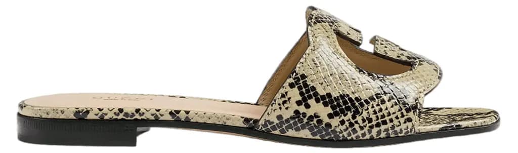 Dép Gucci Interlocking G Cut-Out 'Python' 694451-19Y00-9719