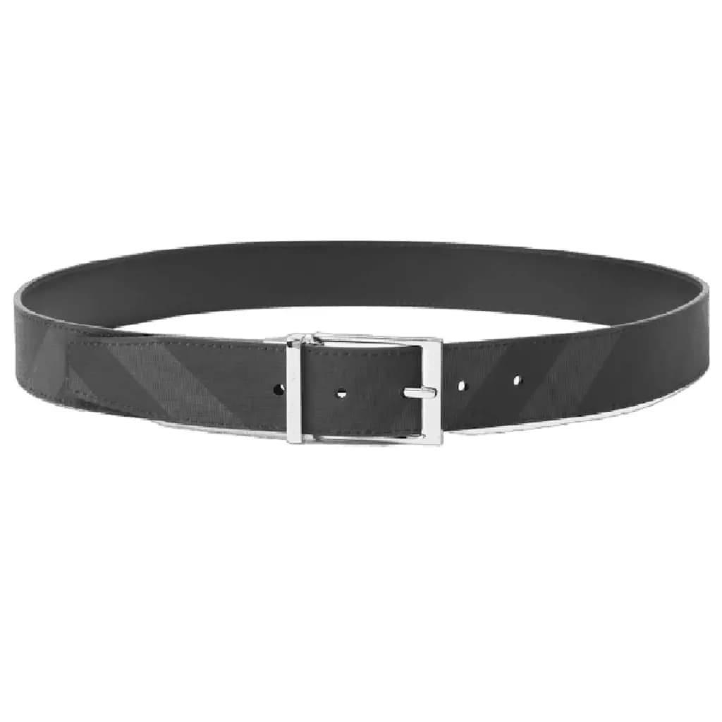 Thắt Lưng Burberry Check Leather Reversible 'Charcoal' 80649591