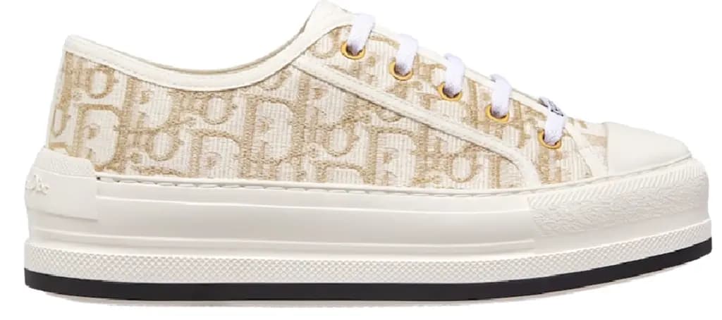 Giày Dior Walk'N'Dior Platform Sneaker 'Gold Tone' KCK385OBL-S49K