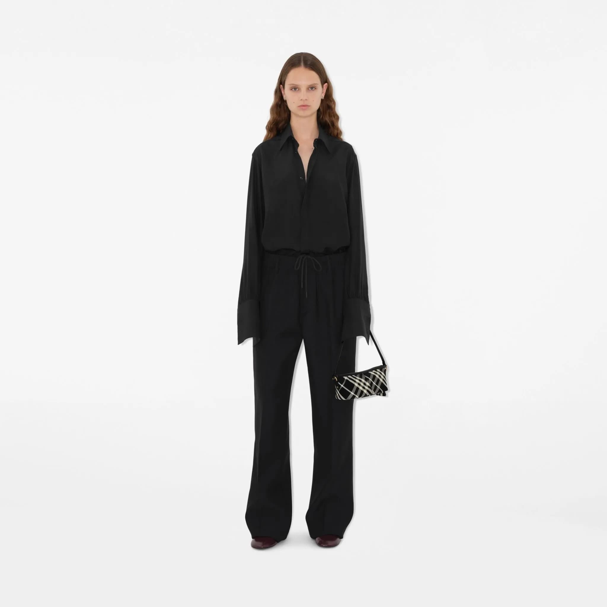 Túi Burberry Medium Check Bucket 'Black' 80938711