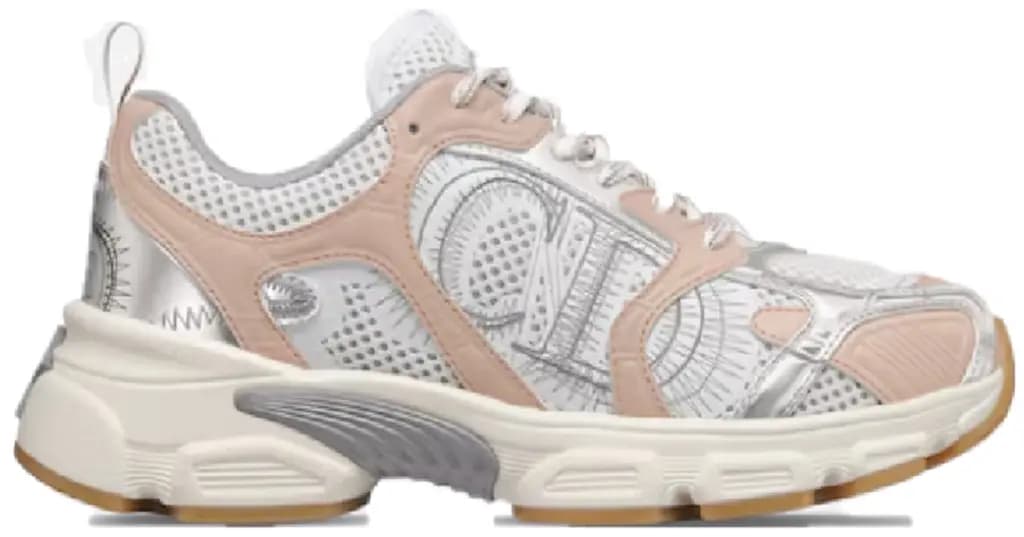 Giày Dior Chrono Sneaker 'White Mesh' KCK414TXX-S15U