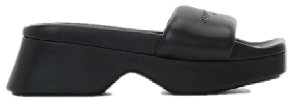 Dép Alexander Wang Platform Sheep 'Black' 30124S028001