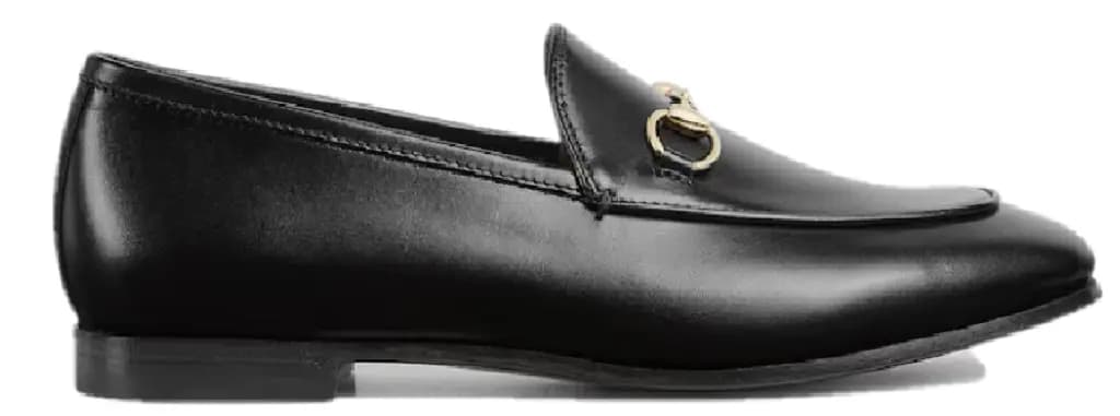 Giày Gucci Jordaan 'Black Leather' 786016-AADCW-1000