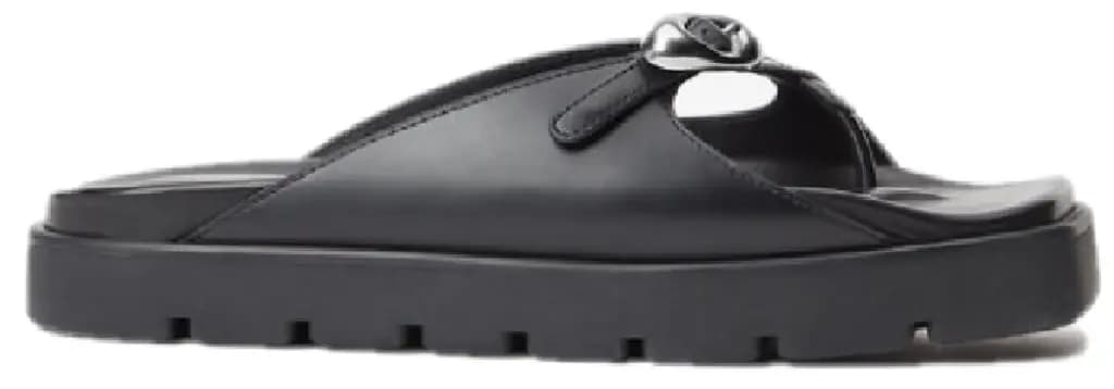Dép Alexander Wang Dome Flatform 'Black' 30224F005001