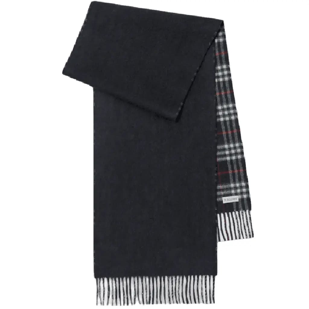 Khăn Burberry Reversible Check 'Navy' 221BA014-3066-180