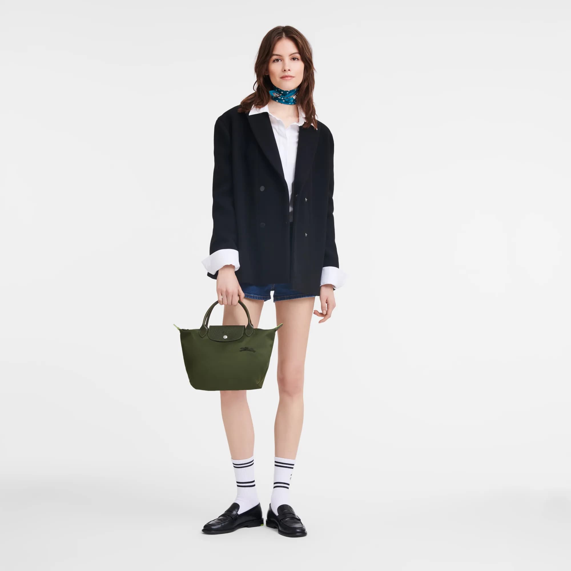 Túi Longchamp Le Pliage Original M 'Steel' L1623089P80