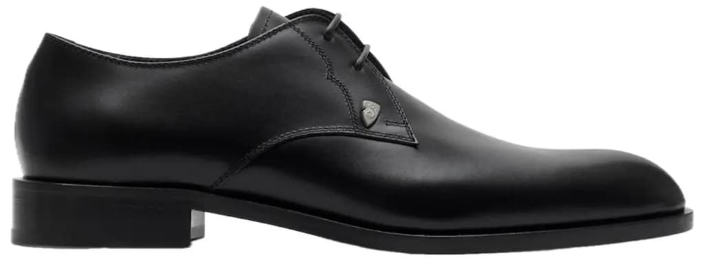 Giày Burberry Leather Carlyle Derby Shoes 'Black' 81013881