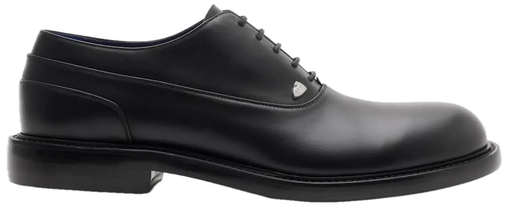 Giày Burberry Leather Cobble Oxford Shoes​ 'Black' 80975171