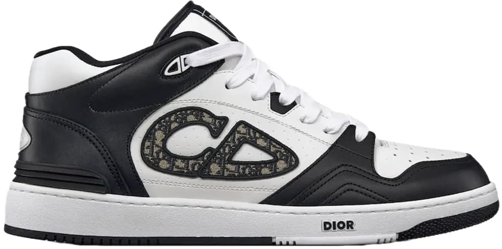 Giày Dior B57 Mid-top Sneaker 'Black White' 3SH141ZXU-H960