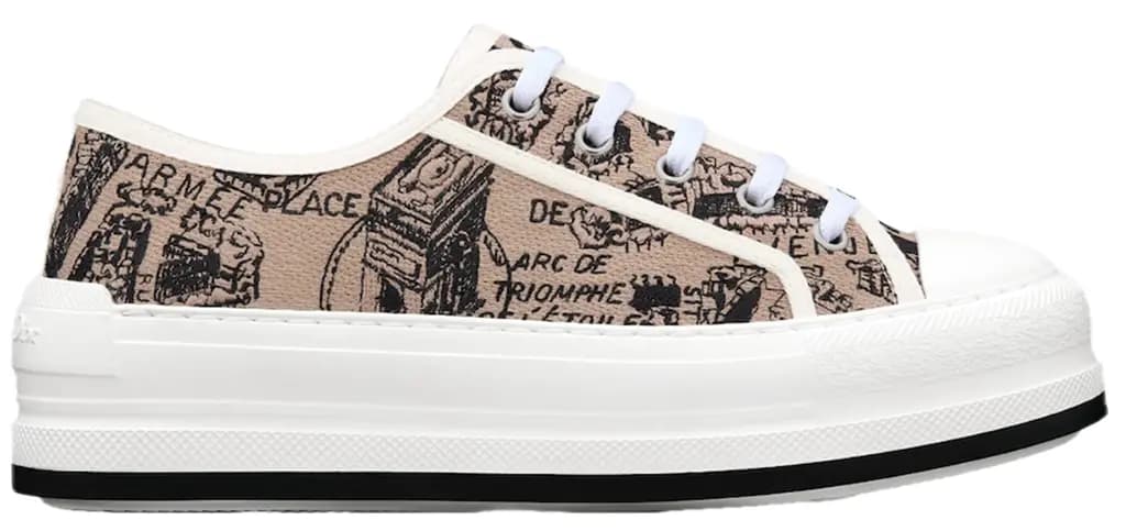 Giày Dior Walk'n'Dior Platform Sneaker 'Beige' KCK385KPY-S37U
