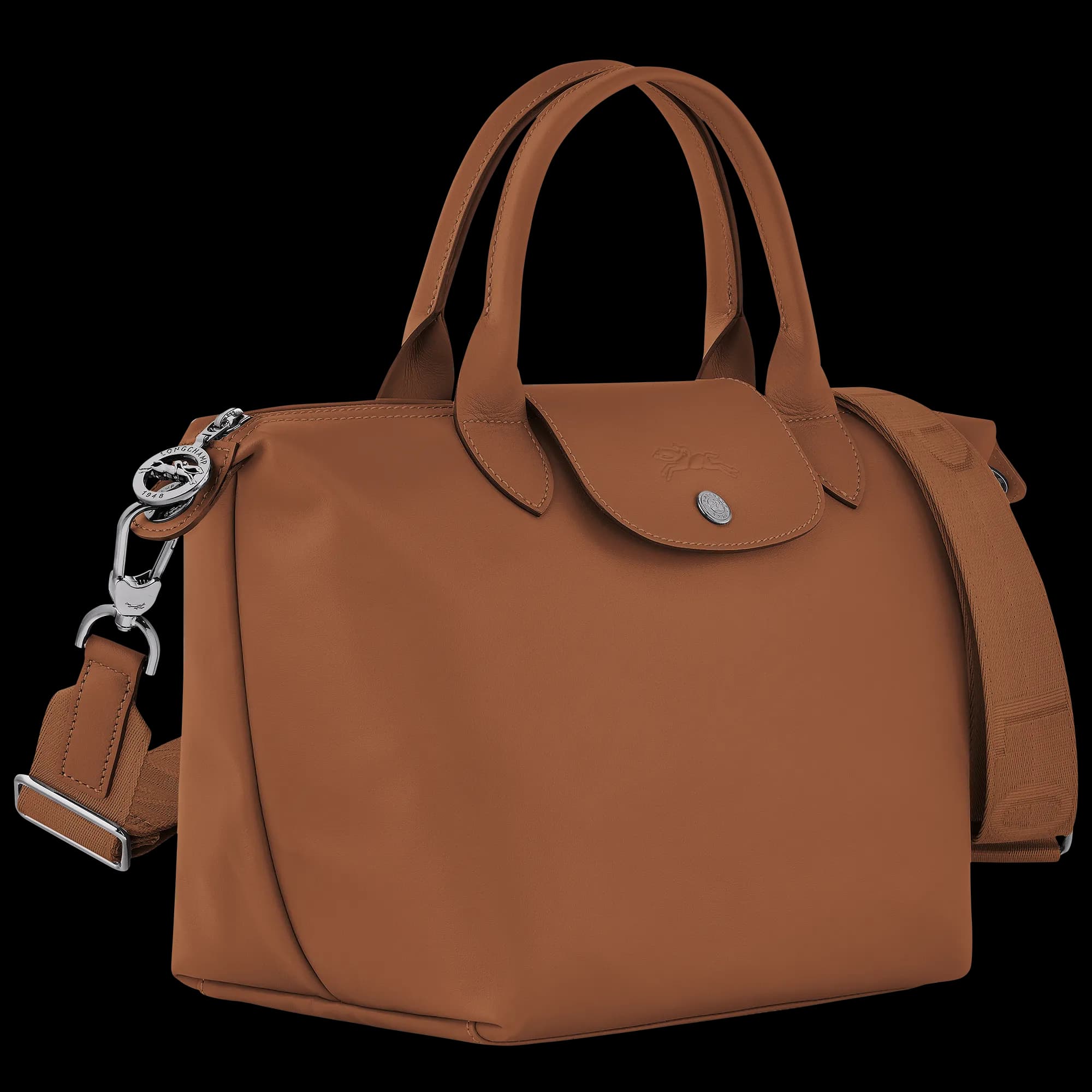 Túi Longchamp Le Pliage Green M 'Orange' 10168919P54
