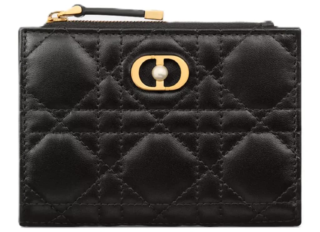 Ví Dior Jolie Dahlia 'Black' S3113UNJB-M900