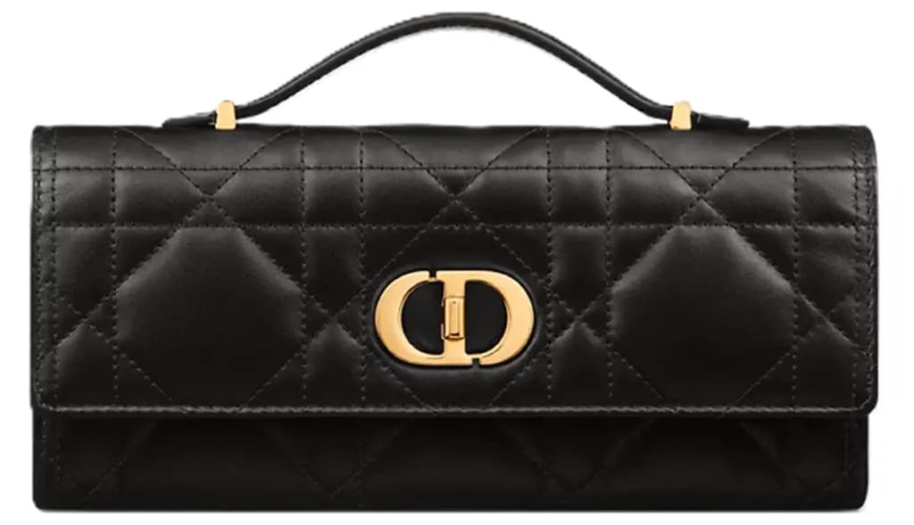 Túi Dior Miss Caro Top Handle Pouch 'Black' S5221UHAG-M900
