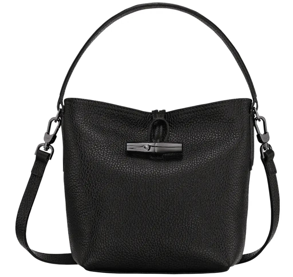 Túi Longchamp Le Roseau Essential Xs Bucket Bag 'Black' 10159968001