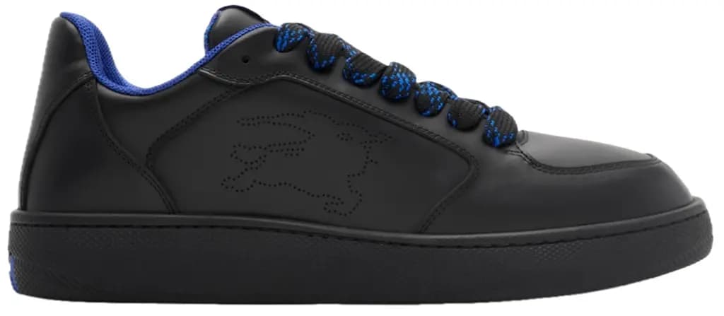 Giày Burberry Leather Stock Sneakers 'Black' 80956921