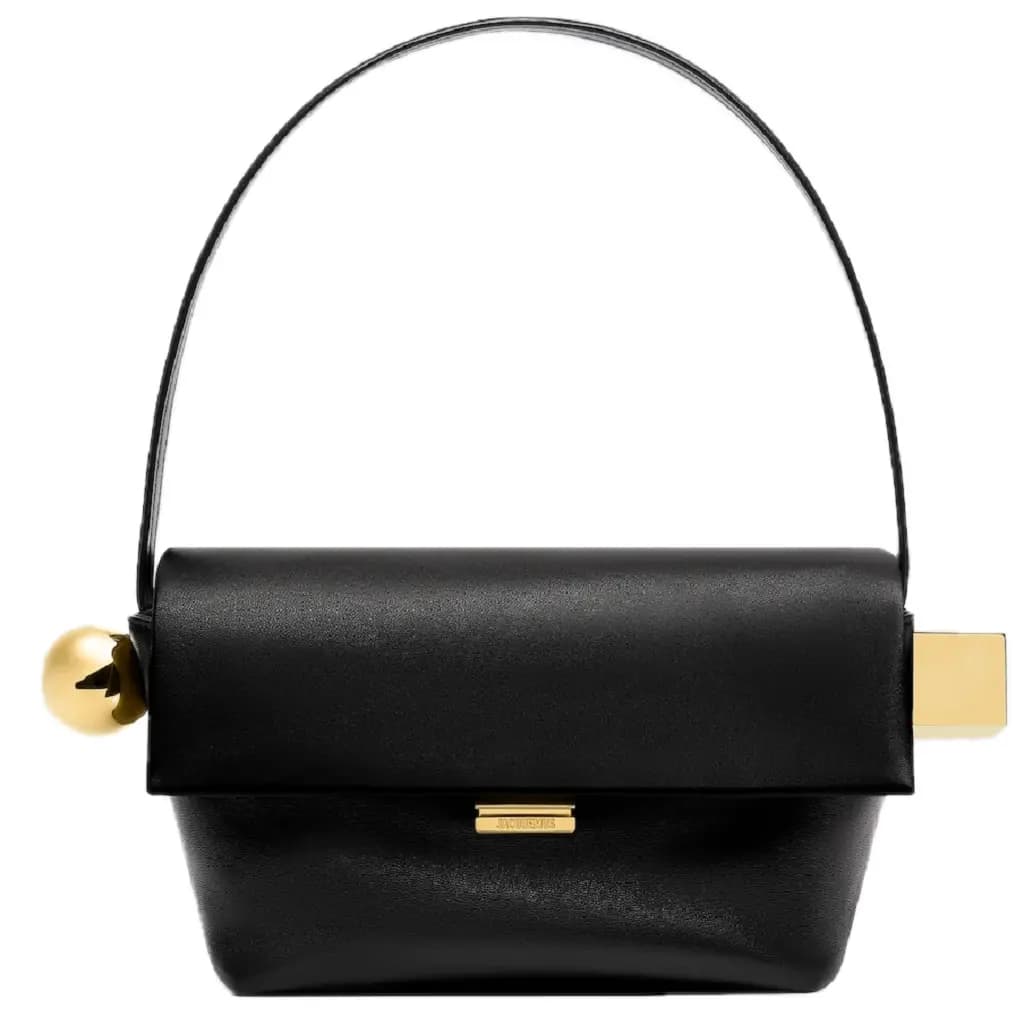 Túi Jacquemus The Rond Carré 'Black' 243BA383-3171-990