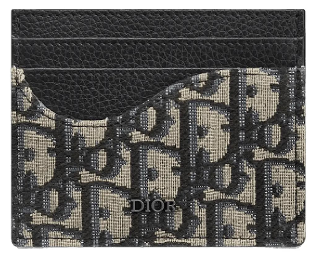 Ví Dior Saddle Card Holder 'Beige Black' 2ADCH164YKS-H05E
