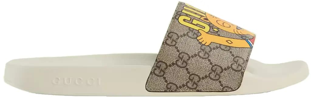 Dép Gucci GG Supreme Slide 'Cat' 699302-U1G00-8462