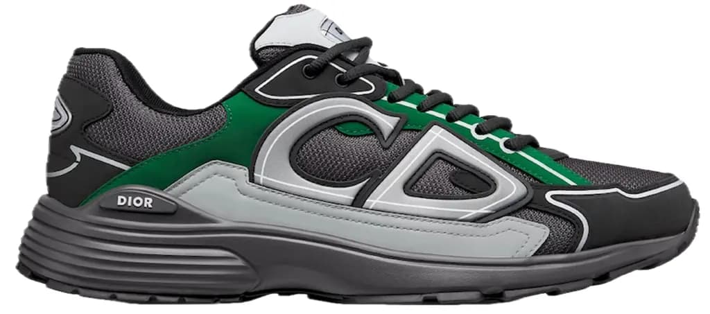 Giày Dior B30 Sneaker 'Black Green' 3SN279ZRB-H695