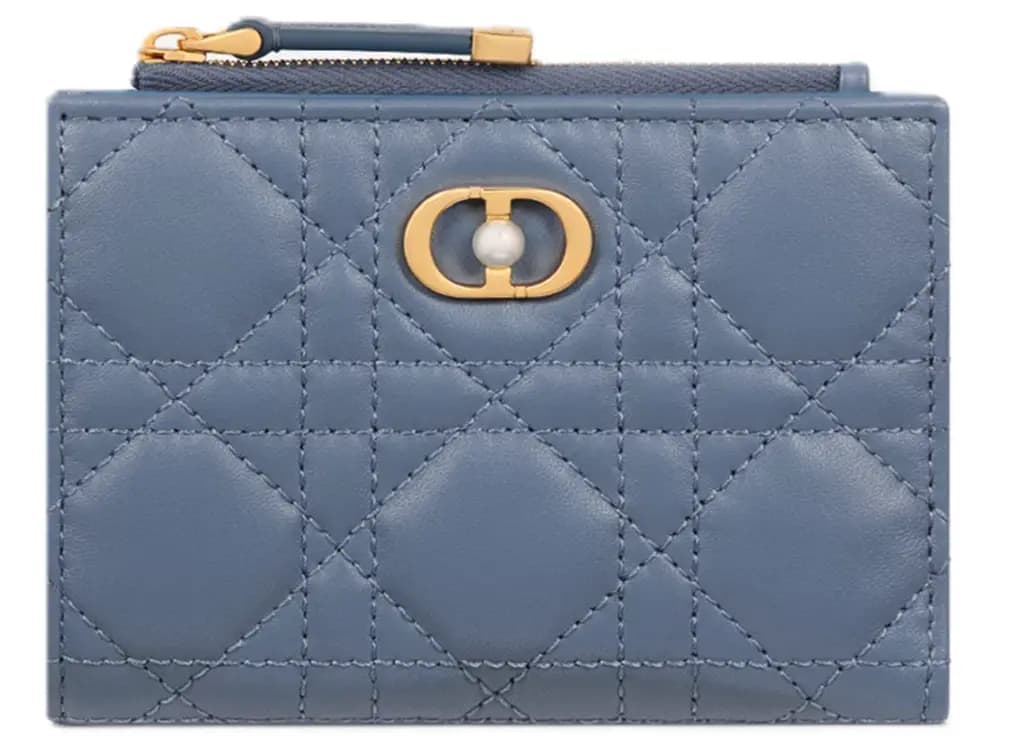 Ví Dior Jolie Dahlia 'Power Denim Blue' S3113UNJB-M90B