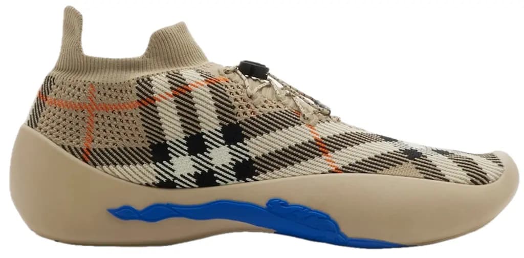 Giày Burberry Check Knit Neptune Sneaker 'Sand' 80993201