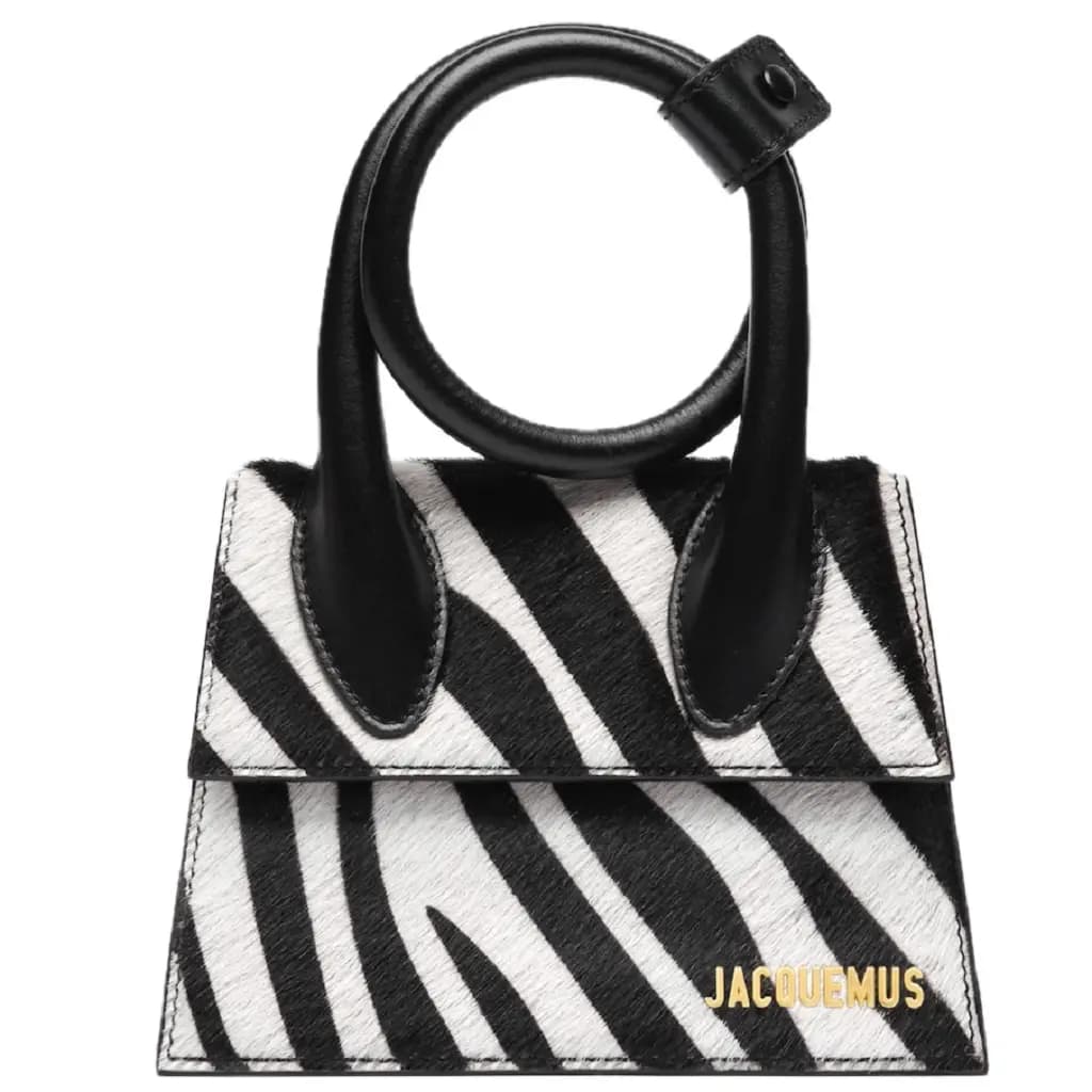 Túi Jacquemus The Knot Chiquito 'Zebra' 213BA005-3209-9DZ