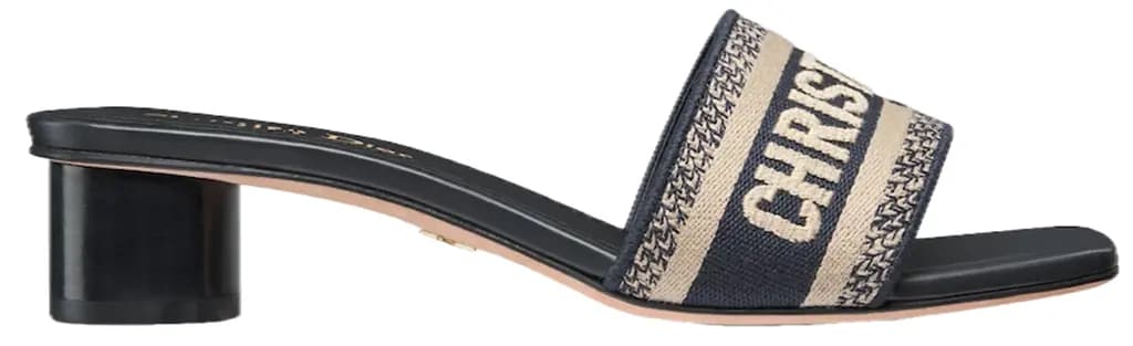 Dép Dior Dway Heeled Slide 'Blue' KCQ915ERC-S56B