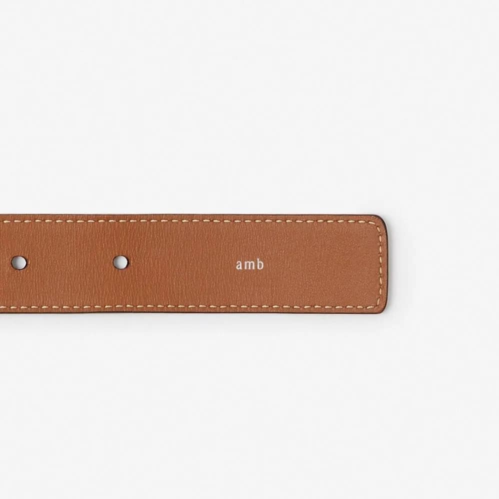 Thắt Lưng MontBlanc Leather Belt 'Black' 129455