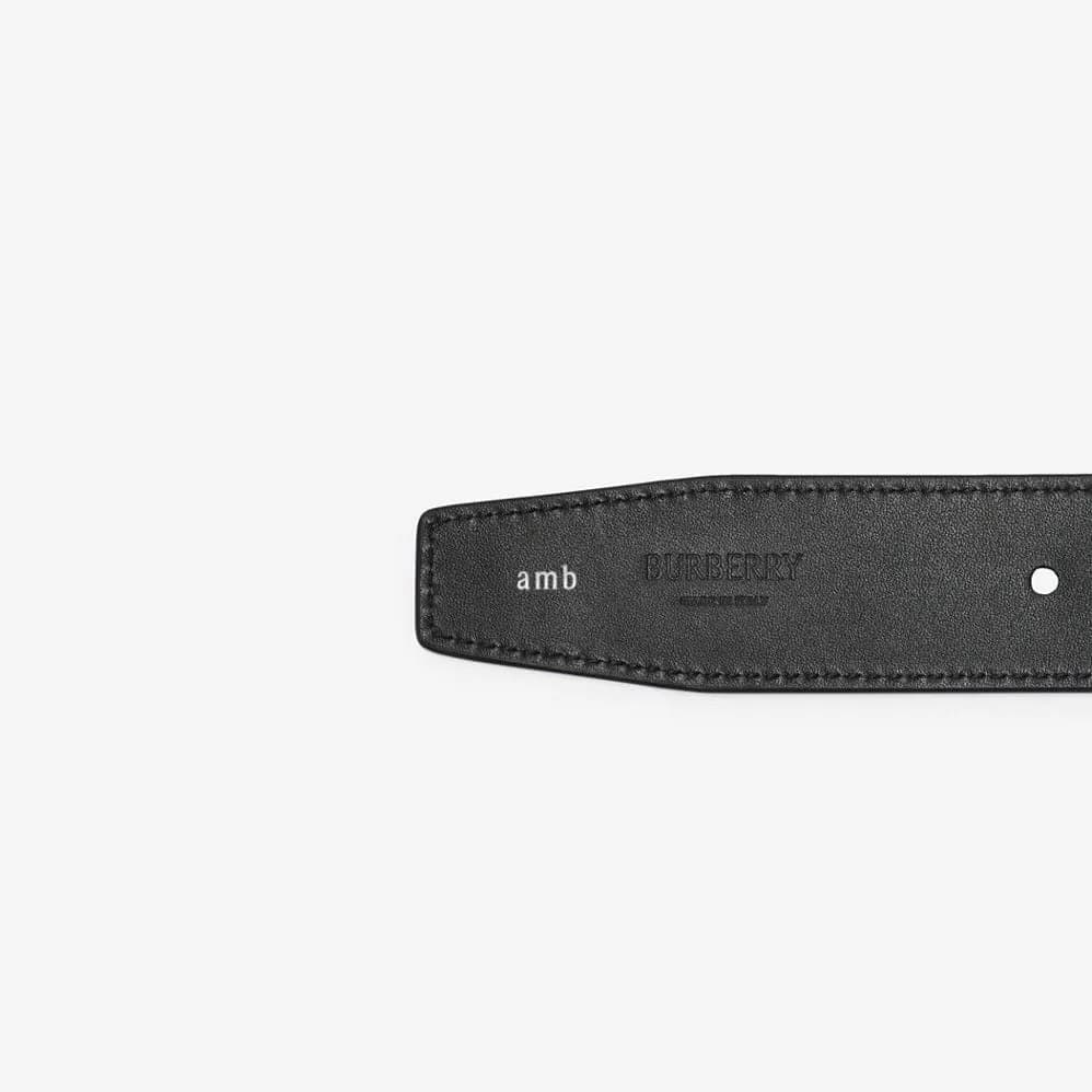 Thắt Lưng MontBlanc Leather Belt 'Black' 118421