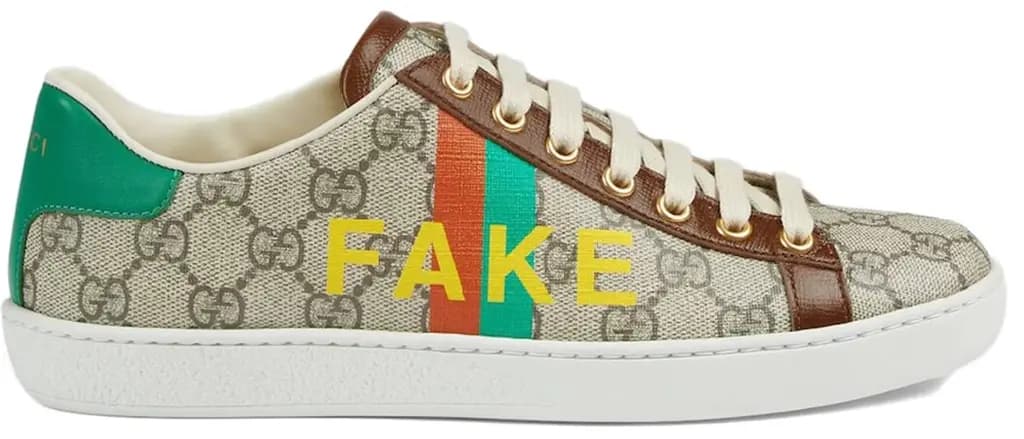 Giày Gucci Ace 'Fake Not Print' 636358-2GC10-8260
