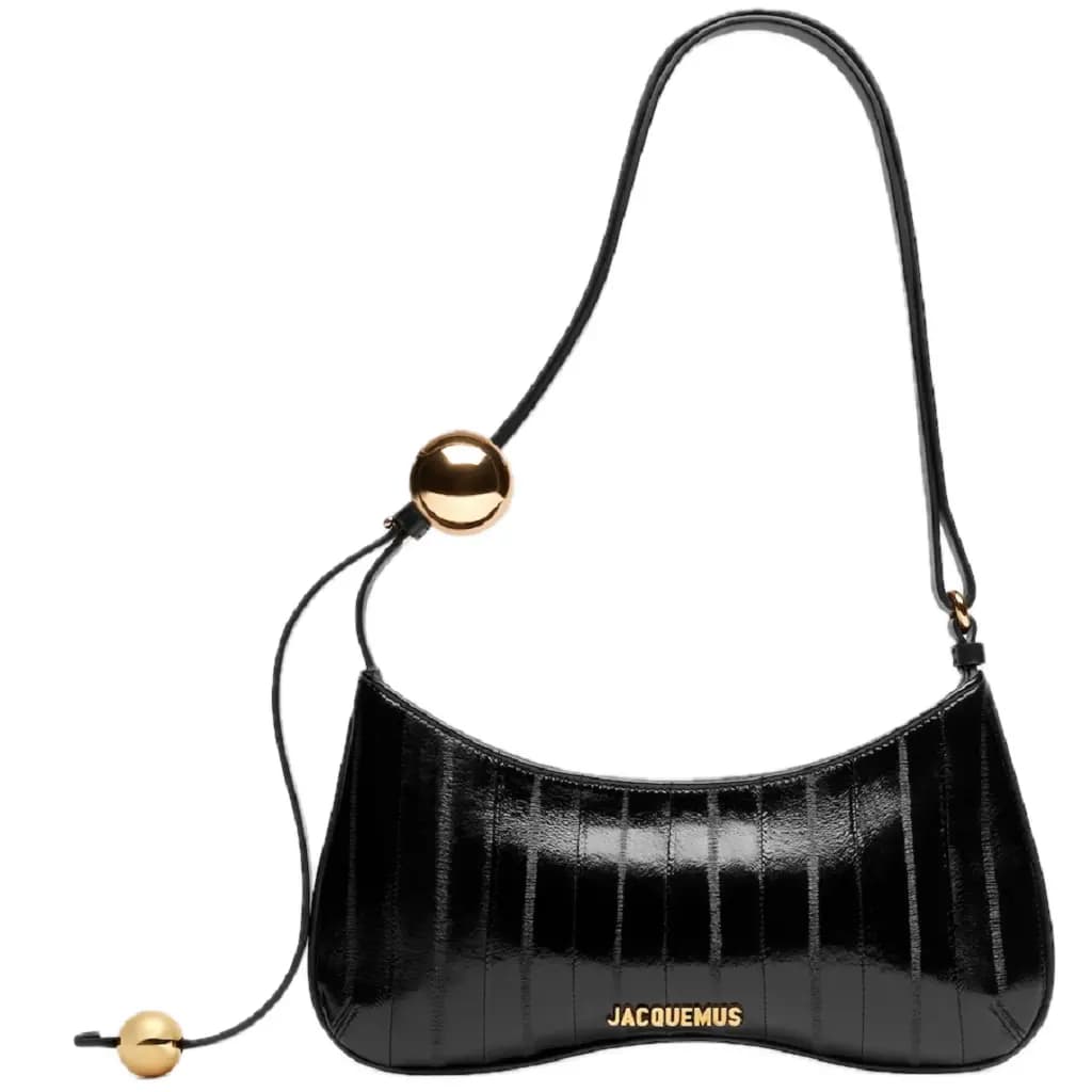 Túi Jacquemus The Bisou Perle 'Black' 231BA057-3169-990