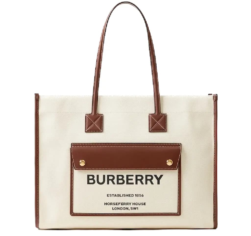 Túi Burberry Medium Freya Tote 'Natural' 80441291