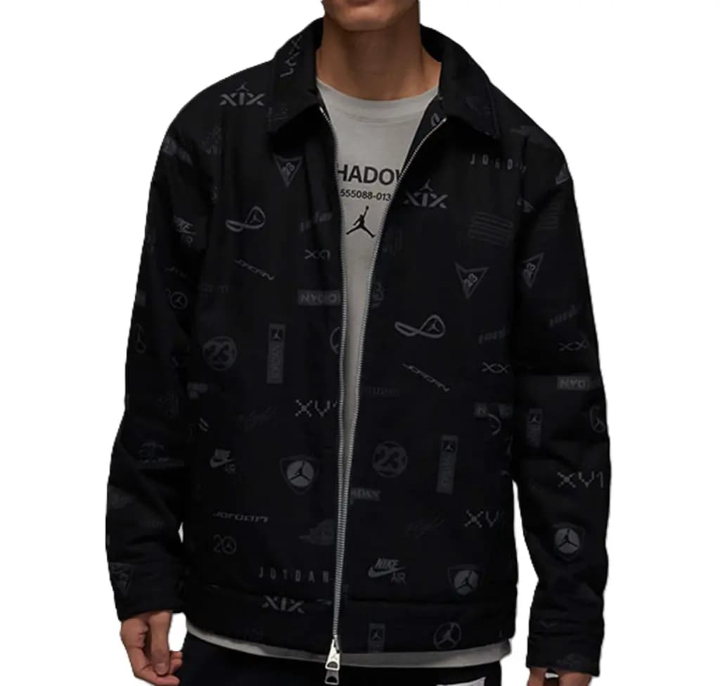 Áo Nike Air Jordan Flight Heritage Jacket 'Black' DV7564-010