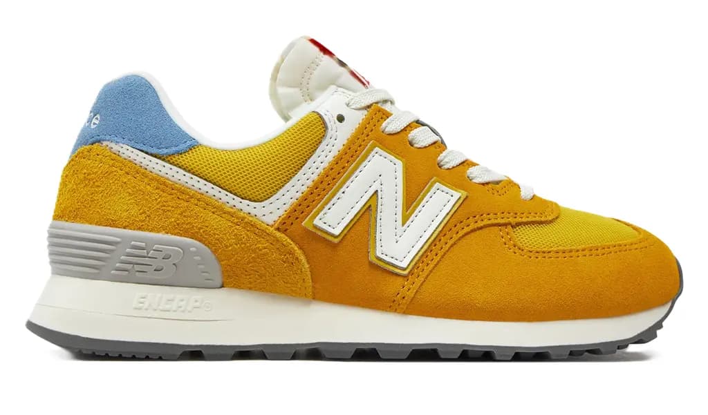 Giày New Balance 574 Yellow Light Blue WL574YJ2