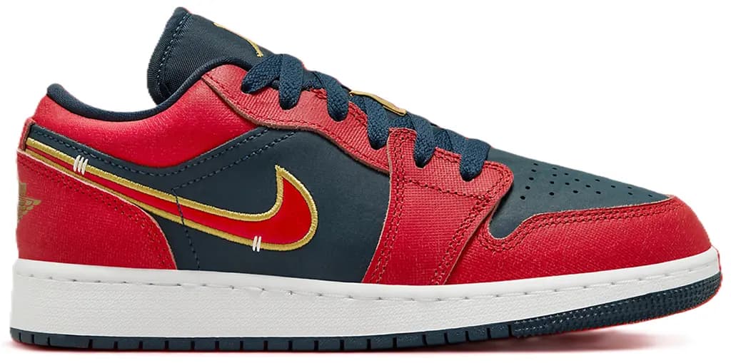 Giày Nike Air Jordan 1 Low GS 'Armory Navy Sport Red' FQ7380-400