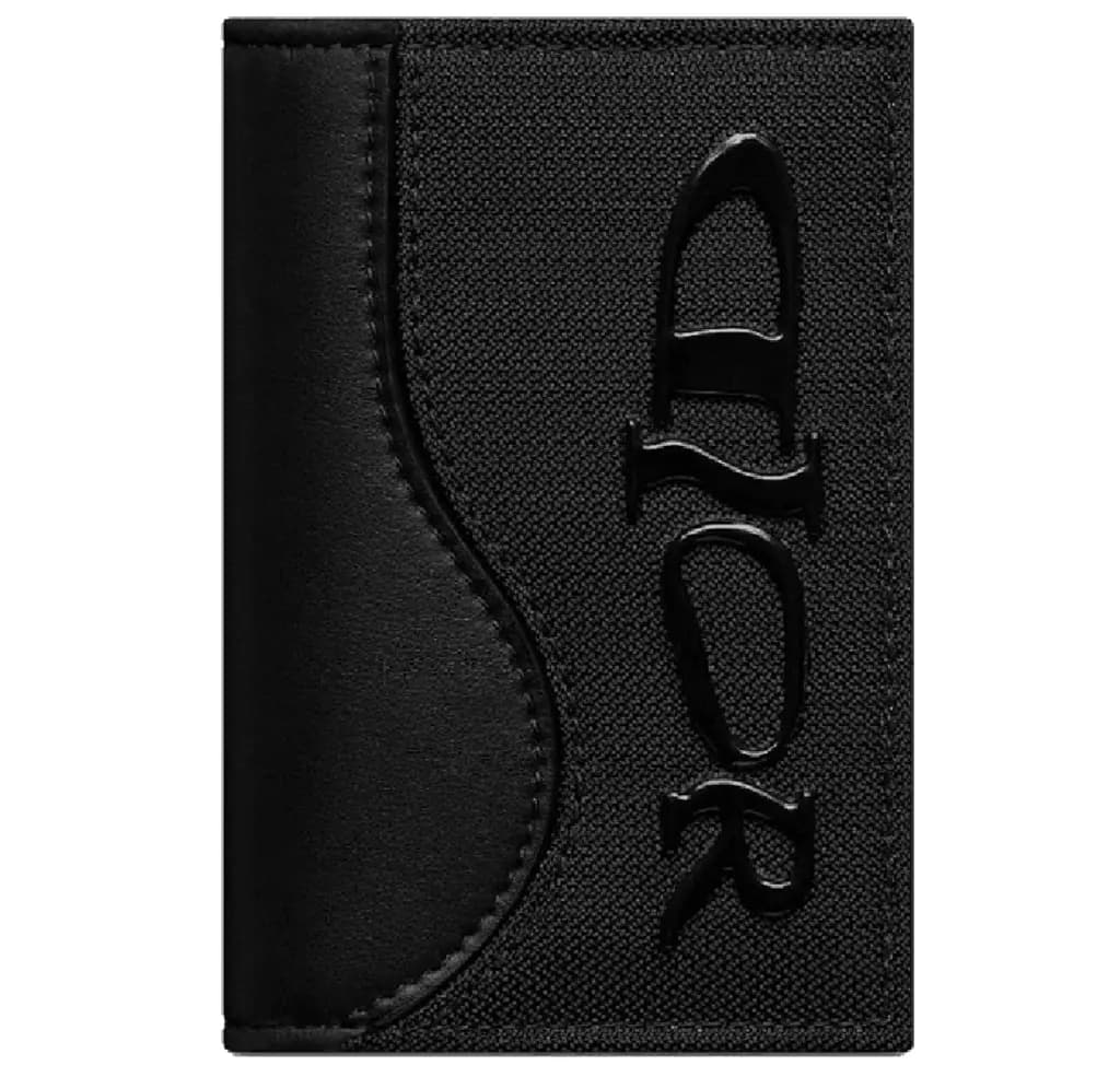 Ví Dior Lewis Hamilton Saddle Card Holder 'Black' 2ADCH169LWH-H00N